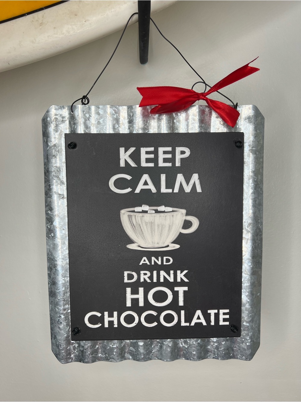 Brand New-Keep Calm and Drink Hot Chocolate Sign